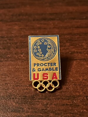 1984 Los Angeles Olympics Team USA Procter & Gamble Lapel Hat Pin