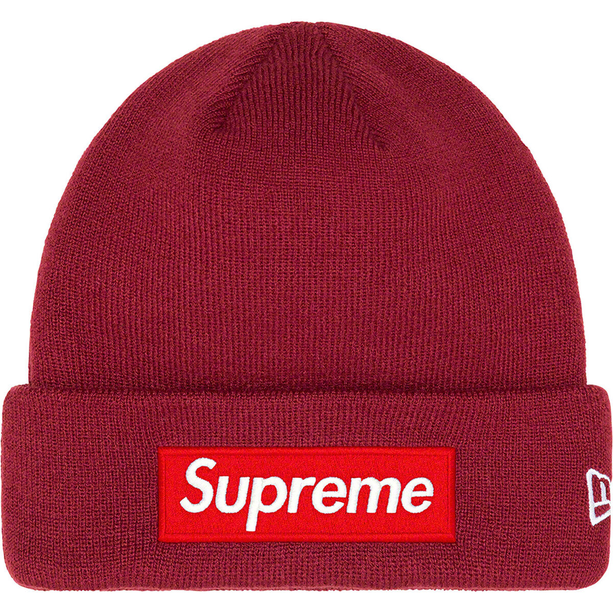 Supreme New Era S Logo Beanie (FW22) Red