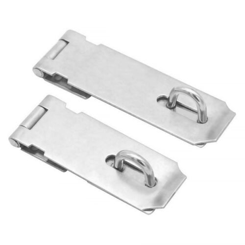 JAK QUALITY SECURITY HASP STAPLE PADLOCK GATE SHED DOOR LOCK LATCH UK - 4.5" 6" - Picture 6 of 6