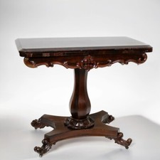 Tavolo da gioco antico in legno di palissandro consolle da ingresso epoca 800