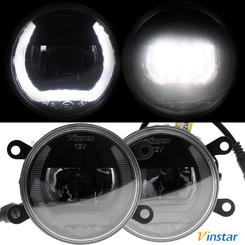 ŚWIATŁA PRZECIWMGIELNE + ŚWIATŁA DO JAZDY DZIENNEJ LED do FORD C-Max Fiesta Focus Fusion Ranger - Zdjęcie 4 z 12