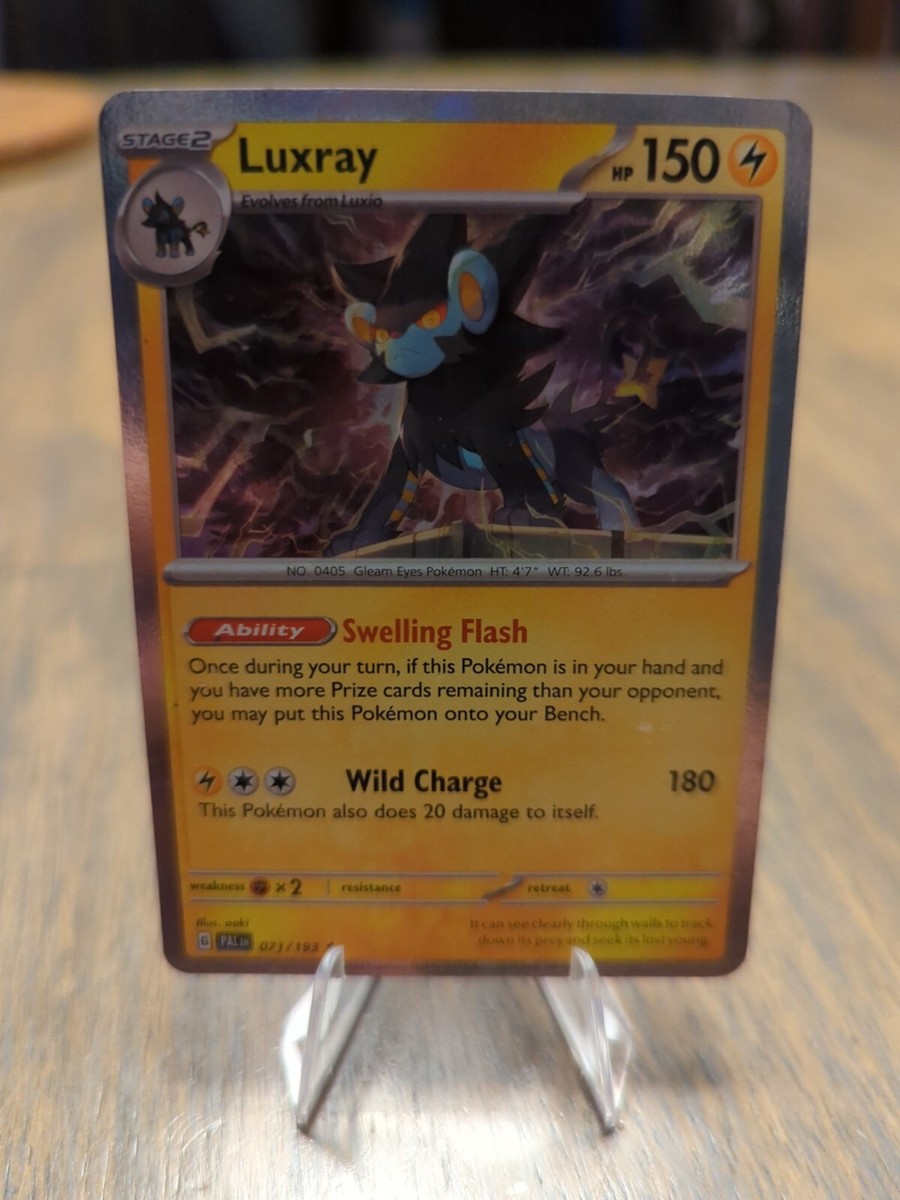 Luxray, Holo, 071/193 Rare Paldea Evolved Pokemon TCG, Free Shipping | eBay