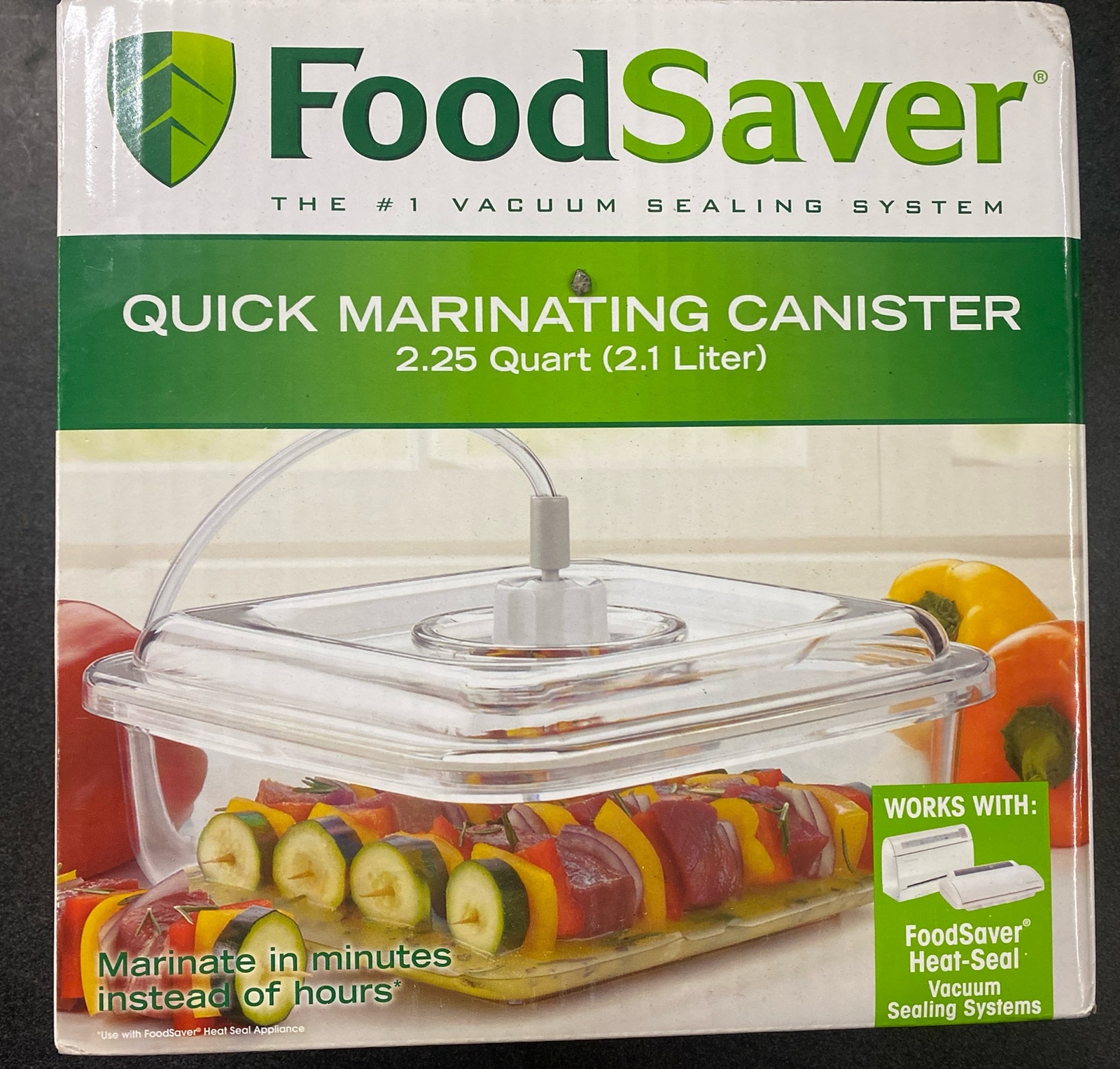 FoodSaver Vacuum Seal Quick Marinator, 2.25 Quarts 53891012904 eBay