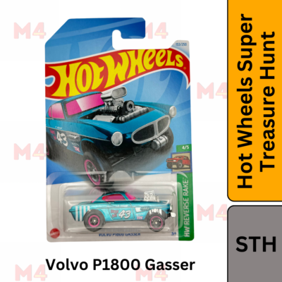 ホットウィール スーパートレジャーハント STH p1800 gasser New Hot Wheels 2024 Super Treasure Hunt Volvo P1800 Gasser