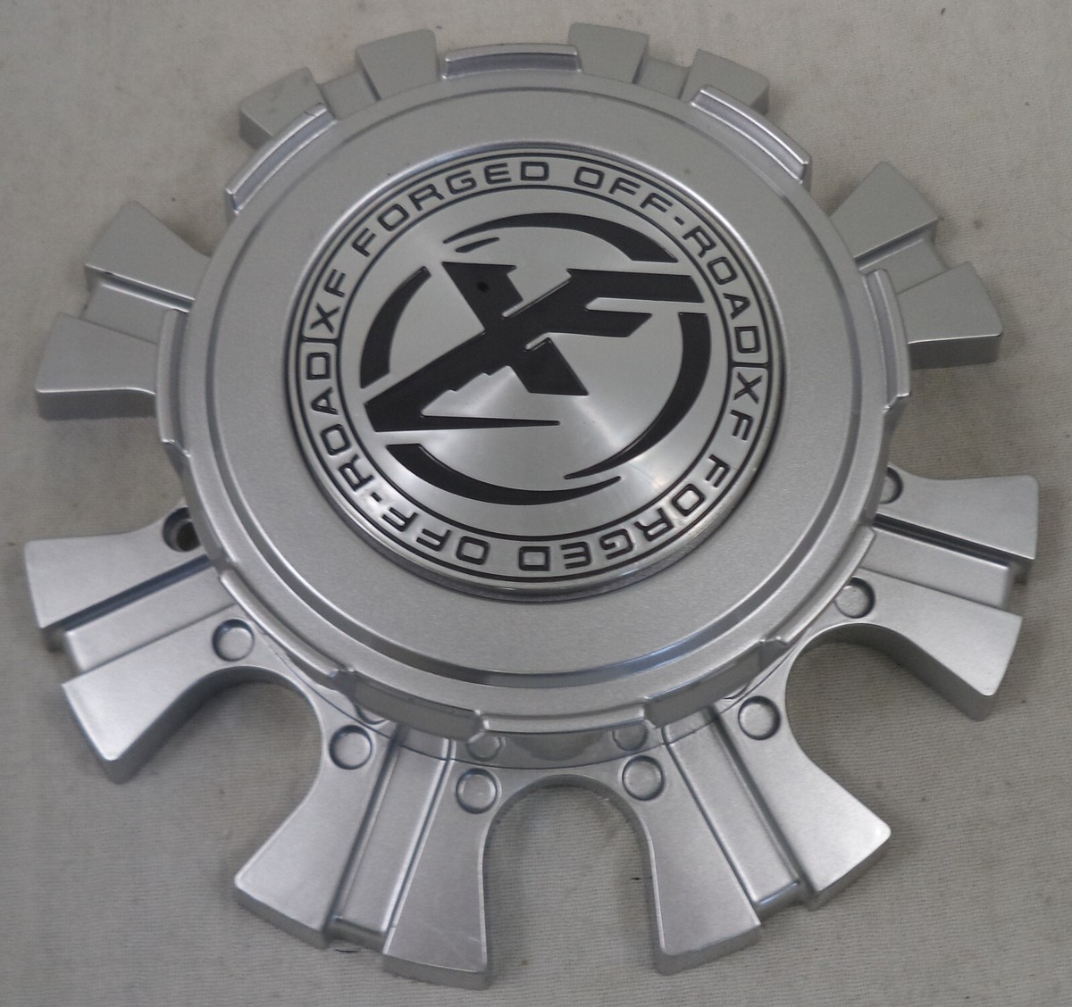 XF Forged Off-Road Wheels Silver SPINNER Custom Wheel Center
