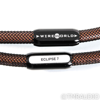 WireWorld Eclipse 7 XLR Cables; 1m Pair Balanced Interconnects (0