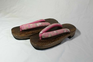 rosee flower wood clog sandals