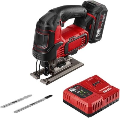 La sierra de calar de carrera de 1 pulgada, sin escobillas, de 20 V, PWR CORE 20