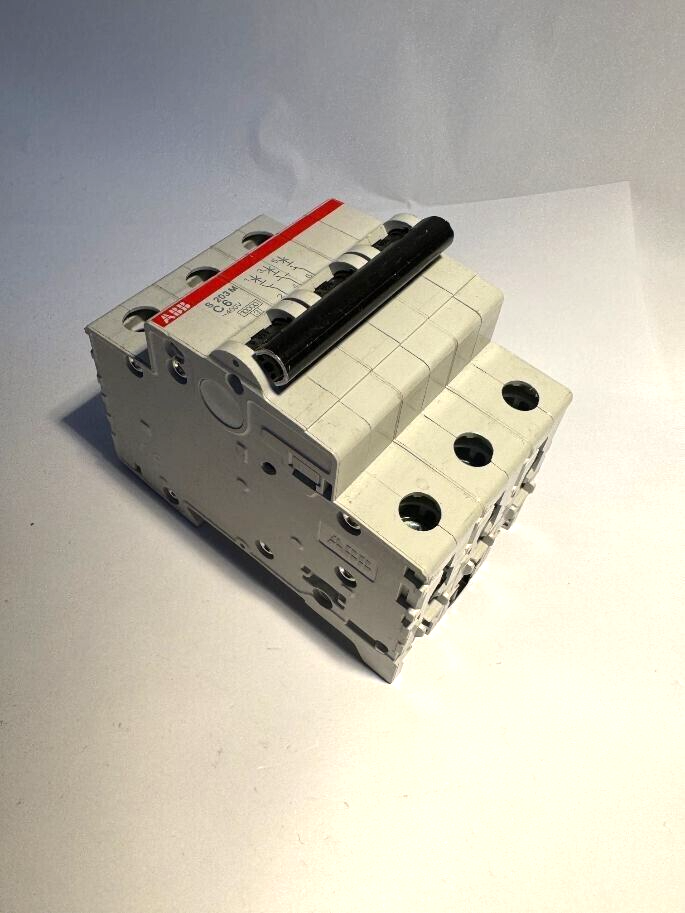 ABB S203M C6 3 pole in project kit few marks unused