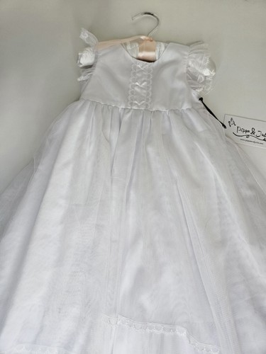 Pippa and Julie Baby Girls Baptism Christening Gown 6-9 Months - Picture 10 of 22