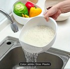 Reiswaschschschüssel Filtersieb Korb waschen kleine Körner und Gemüse Obst