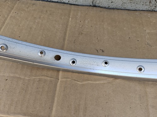 Vintage Old School Araya 26x1.75 Aluminum Rim Hoop 36h Silver 26 X 1.75 Japan - Picture 4 of 11