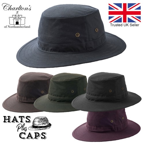 Wax Bush Hat Fedora British Made Waxed 