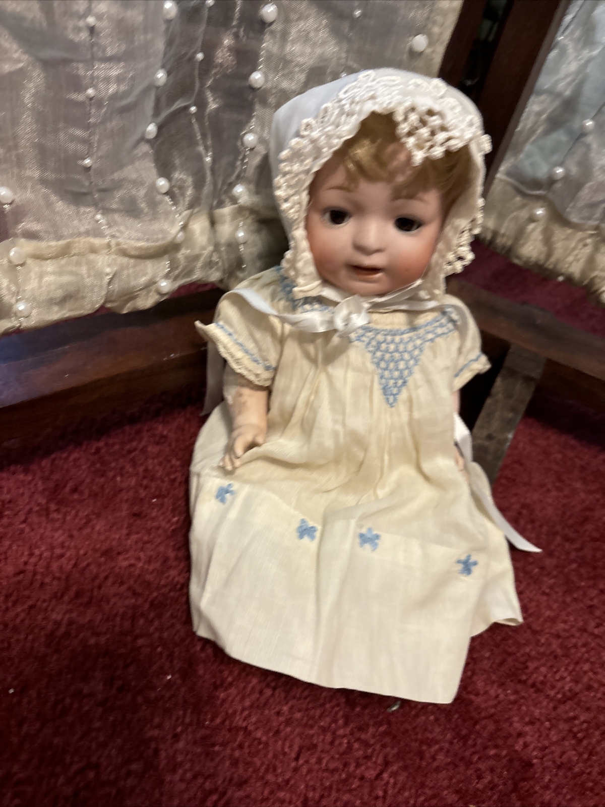 Antique Japan Morimura Brothers 11 Inch Baby Doll Bisque Head