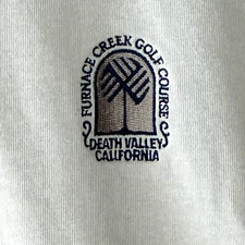 Furnace Creek Golf Course Death Valley California Polo Mens Large Tan SS