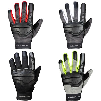 IXS Evo Air Motorcycle Gloves Summer Touring Touchscreen Textile Leather