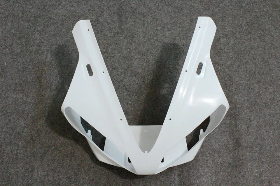 Carenado superior delantero blanco sin pintar capucha nariz apto para Yamaha YZF R1 2000-2001 Foto 4 de 4