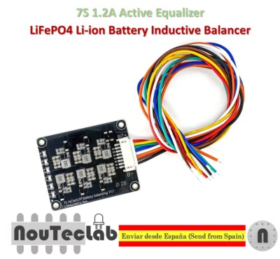 7S 1.2A Li-ion Lifepo4 Lithium Battery Active Equalizer Balancer Inductive BMS