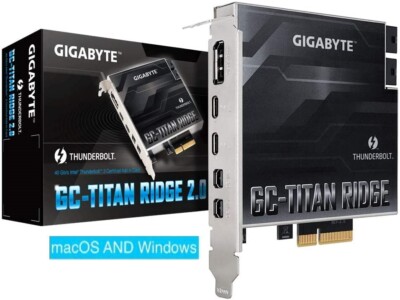 Gigabyte Titan Ridge Thunderbolt 3 FLASH SERVICE for Apple Mac Pro