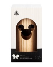 Disney Parks Mickey Mouse Icon Wood Desk Lamp Home Collection Elegant NEW