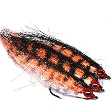 3 CHEW HOT EYE TIGER 5" Pike Zander Predatory Fly Lures by Iain Barr Fly Fishing