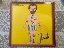Jovanotti Il Corpo Umano 2 LP Yellow Copia N° 354/2000 AUTOGRAFATO+poster-Sigil.
