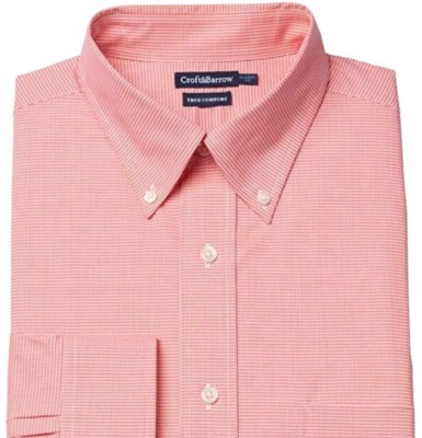 New Croft & Barrow Mens Classic Fit Button-Down True Comfort Dress Shirt  NWT | eBay