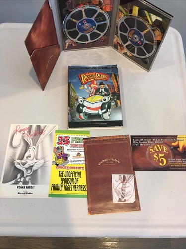 Who Framed Roger Rabbit (DVD, 2003, 2-Disc, Vista Series) w/ Slipcover & Inserts - Picture 4 of 11