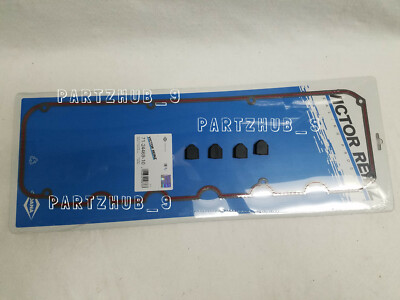 For BMW E28 E30 325 E34 525 Engine Valve Cover Gasket Reinz & 4 Plugs / Seals