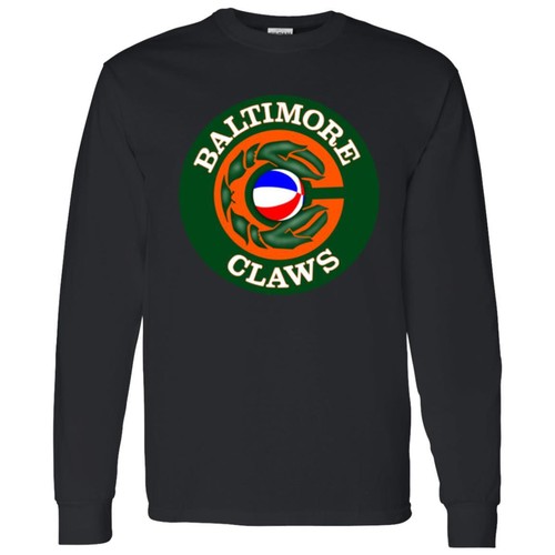 Baltimore Claws Long Sleeve Shirt Classic | ABA Basketball Team - Picture 5 of 8