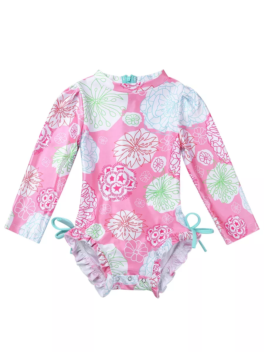 Infant girl sales rash guard swimwear