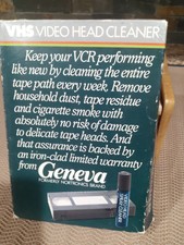 Vintage 1985 Geneva Video Head Cleaner~vhs Vcr Wet System~
