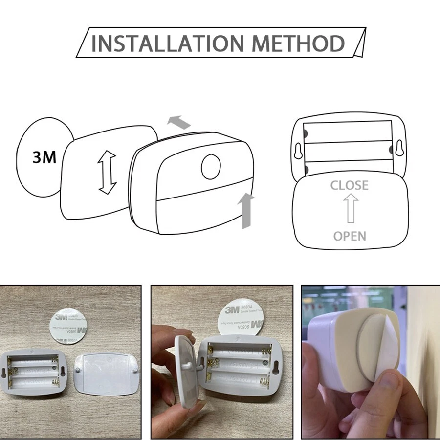 Buy LED PIR Motion Sensor Stick On Wall Night Light In UK - Shop Now!