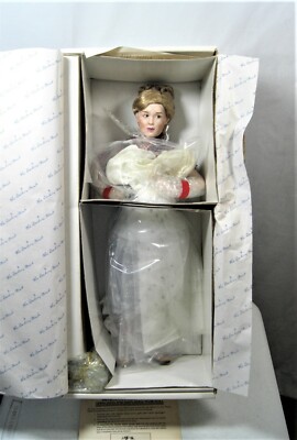 norman rockwell prom dress doll New Danbury Mint by Norman Rockwell Prom Dress Porcelain Doll 17