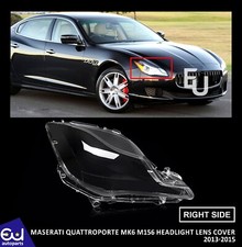 RIGHT DRIVER SIDE HEADLIGHT LENS COVER LAMP FOR MASERATI QUATTROPORTE 2013-15
