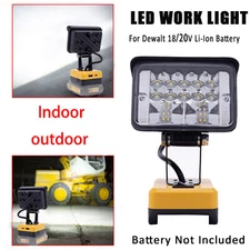 Cordless Led Work Light For Dewalt 20V MAX Li-ion Battery Emergency Lighting US