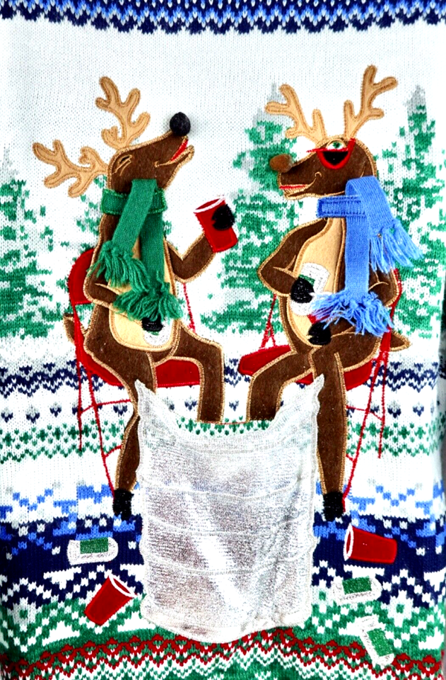 BLIZZARD BAY BIG Boys' blue Cityscape Light-Up Reindeer