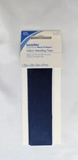 Bondex Fabric Mending Tape - Navy, Washable & Durable