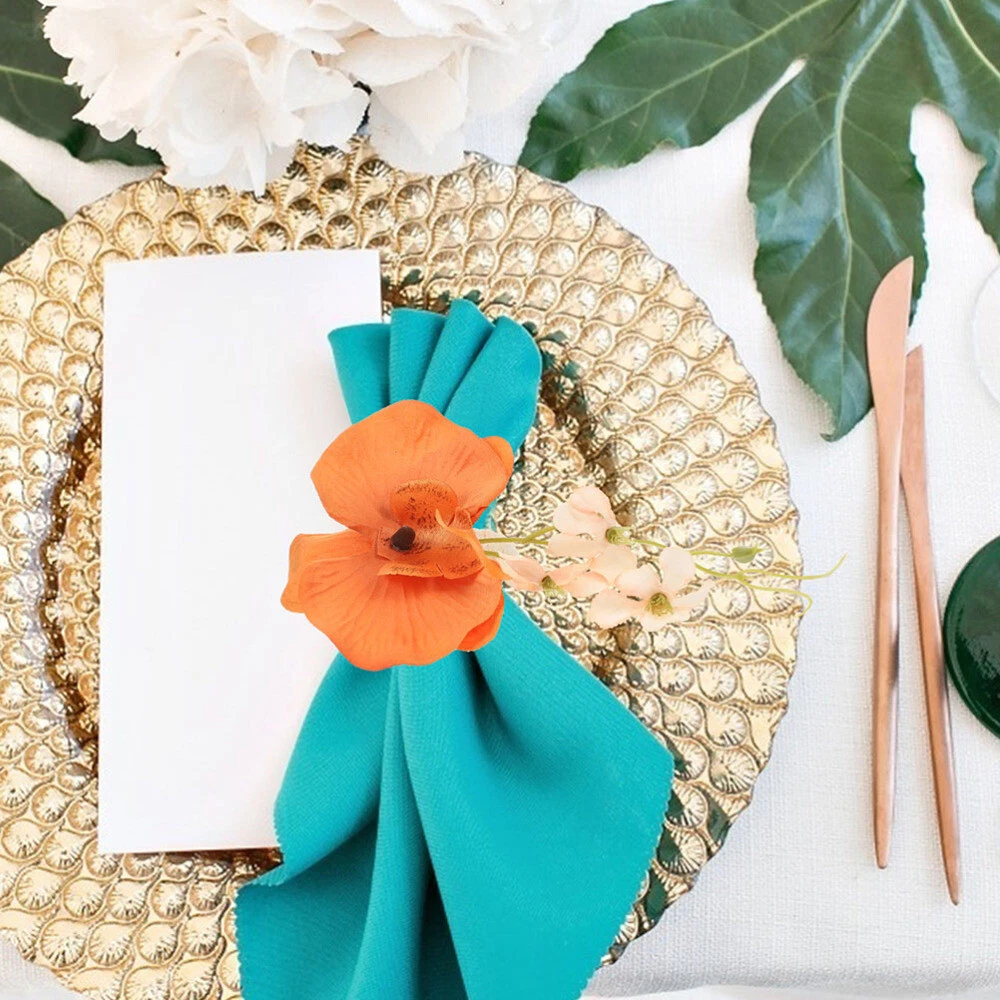 Flower Napkin Ring DIY - A Beautiful Mess