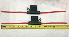 Pair 2 8 Guage Inline Maxi Fuse Holder, HEAVY DUTY HIGH QUALITY