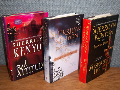 LOT Sherrilyn Kenyon BAD ATTITUDE PHANTOM IN THE NIGHT WHISPERED LIES ...