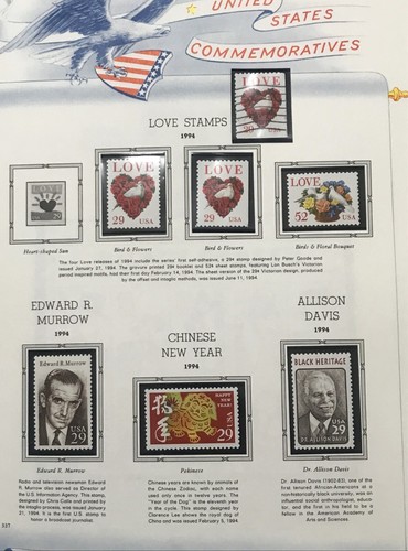 RHstamps 1994-96 MNH Sheets, Bklt Panes, Sgls on White Ace pgs, FV $208 LOT 38 - Picture 10 of 24