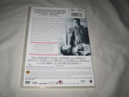 Julius Caesar (1953) DVD Marlon Brando James Mason John Gielgud Shakespeare - Picture 3 of 3