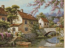 Riverside Cottages Counted Cross Stitch Chart No. 9-409/17