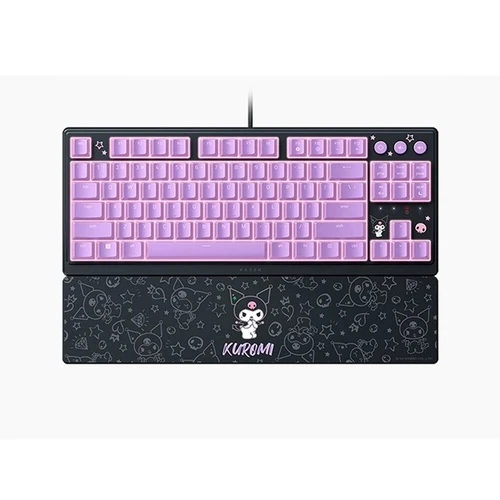 Razer x Sanrio Kuromi DeathAdder Gaming Mouse and Mechanical Keyboard Bundle - Picture 5 of 7