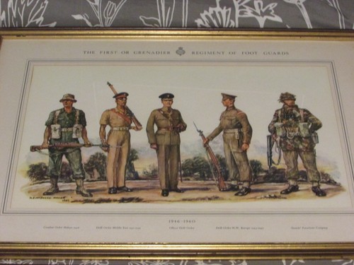 3 x LARGE A. E. Haswell Miller Framed Military Prints 1966 First Grenadier Reg - Picture 3 of 10