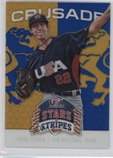 2015 Panini Stars and Stripes Crusade Blue Hugh Fisher #42 4a3