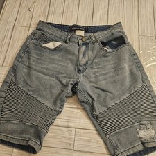 AMERICAN BREED Jean Shorts Mens 30 Blue Denim Medium Wash