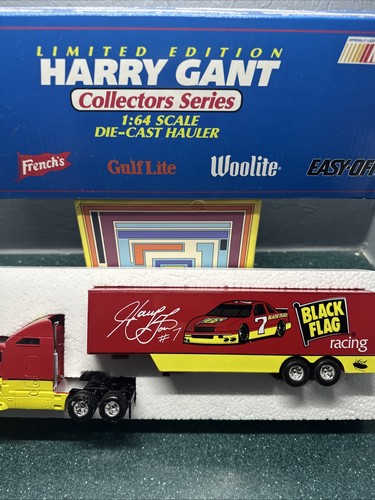 Racing Champions Ltd Bank Harry Gant NASCAR 1:64 Die-Cast Hauler Black Flag NOS - Picture 5 of 5