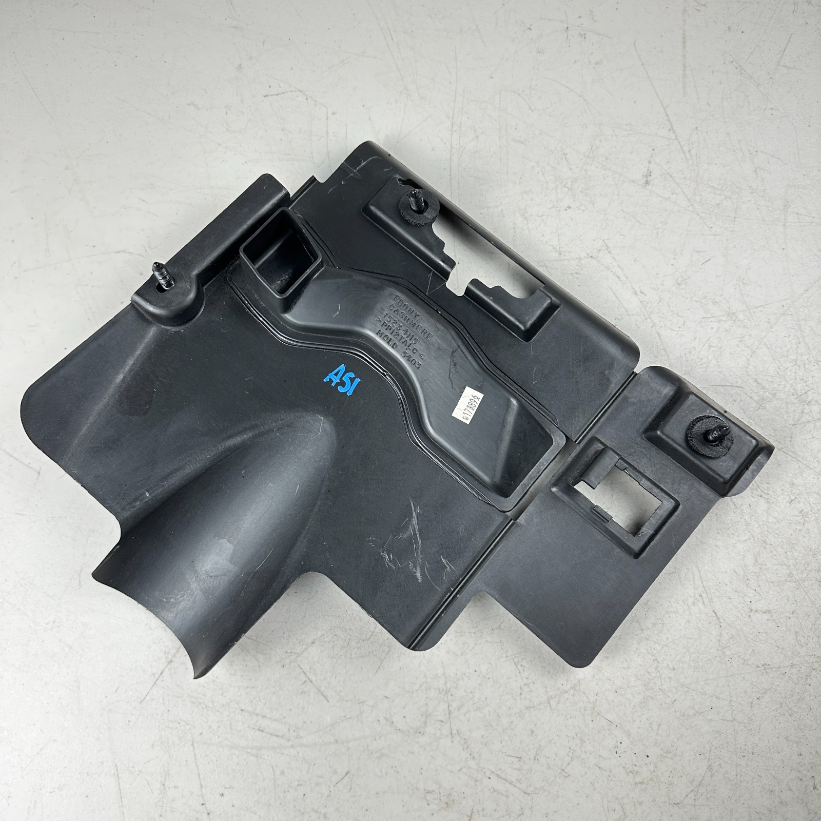 05-13 CHEVROLET CORVETTE LEFT SIDE UNDER DASH LOWER HUSH TRIM PANEL BLACK OEM